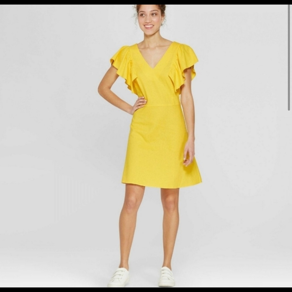 Yellow Linen Dress from A New Day